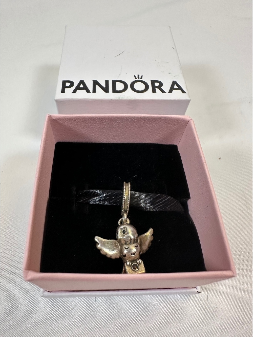 Pandora x Harry Potter Hedwig Owl dangle charm Sterling silver